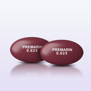 2 Pillen von Premarin (konjugierte Östrogene)  