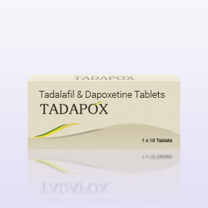 Tadapox Paket und Tadapox 20mg/60mg Pillen