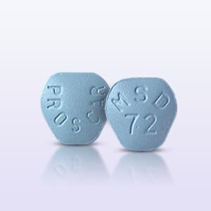 Zwei Tabletten Proscar 5 mg Mittel